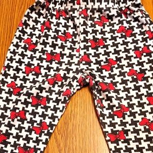 Disney baby minnie mouse bow pants 3-6 mos
